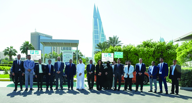 <p>Electricity and Water Affairs Minister Yasser Humaidan yesterday inaugurated five ultra-fast electric vehicle charging stations, marking a key step in Bahrain&rsquo;s transition to clean and sustainable transport.</p>
<p>Located in Diyar Al Muharraq, the Avenues, Adliya, Liwan and Durrat Al Bahrain, the stations can charge vehicles up to 80 per cent in under 15 minutes, making them among the fastest in the region.</p>
<p>To encourage adoption, charging will be free for six months.</p>
<p>The ministry also launched a mobile app to help users locate charging stations, track availability in real time and make digital payments as part of efforts to modernise services and advance sustainable mobility.</p>
<p>Above, the minister and officials at the new charging station at The Avenues.</p>